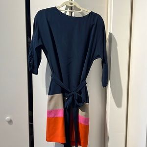 Eliza J. Silk dress